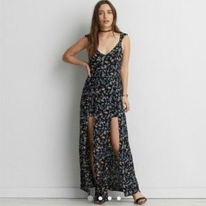 NWT American Eagle Maxi Floral Romper